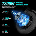 Ridstar 1500W Electric Bike for Adults, 33MPH 48V 20ah Electric Bicycle, 20" Fat Tire Full Suspension Mountain Bike UL2849